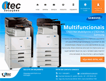 Tablet Screenshot of itecsolucoes.com